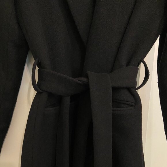 Reformation Greenwich Wool Coat in Black - Picture 6 of 10